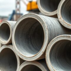 Rury wykopowe z prefabrykatów