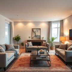 Odległości komunikacyjne przy meblach: jak zaplanować funkcjonalną i wygodną przestrzeń w salonie