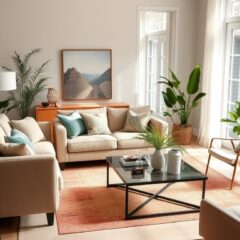 Układ mebli w salonie: jak stworzyć funkcjonalną i harmonijną przestrzeń z zachowaniem proporcji i komfortu ruchu