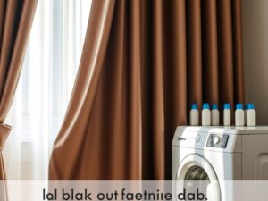 Zasłony zaciemniające a pranie: jak dbać o tkaniny blackout, by zachować ich funkcję i trwałość