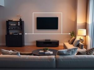 Sofa naprzeciwko telewizora: jak wybrać optymalną odległość dla komfortu i zdrowia oczu