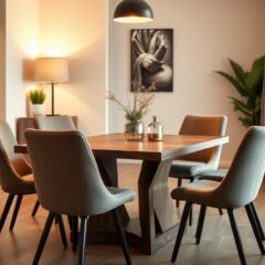 Stół i krzesła do mieszkania pod wynajem: jak wybrać trwałe i funkcjonalne meble na lata