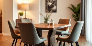 Stół i krzesła do mieszkania pod wynajem: jak wybrać trwałe i funkcjonalne meble na lata