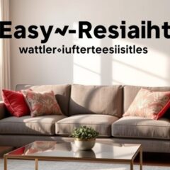 Materiały łatwe w czyszczeniu do mieszkania: jak wybrać i dbać o trwałą tapicerkę bez plam