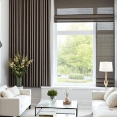 Rolety rzymskie w małym salonie: jak wybrać i zamontować, by optycznie powiększyć przestrzeń i zachować funkcjonalność