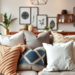 Poduszki dekoracyjne do wynajmu: jak wybrać styl i oszczędzić na aranżacji wnętrza