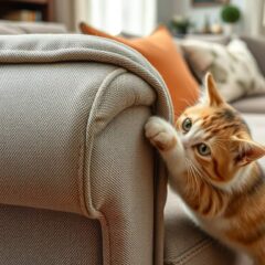 Tkanina obiciowa odporna na kota – jak wybrać trwały i łatwy w pielęgnacji materiał do mebli z pazurami pupila
